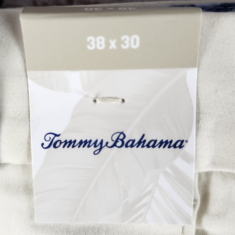 NWT Tommy Bahama Boracay Chino Pants Mens 38x30 Flat Front Ivory Stretch Cotton - Picture 5 of 12